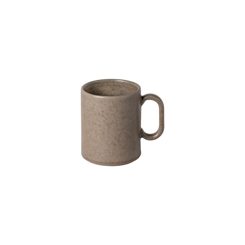 Redonda Handmade Stoneware Coffee Mug, Oak
