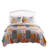 Greenland Home Fashions Carlie Calico Patches 3-Piece Queen Size Quilt Set, 90x90 Inch-111848722