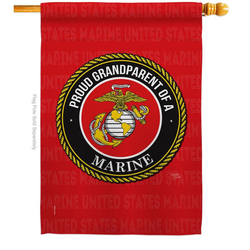 Double Sided 40'' H x 28'' W Polyester House Flag