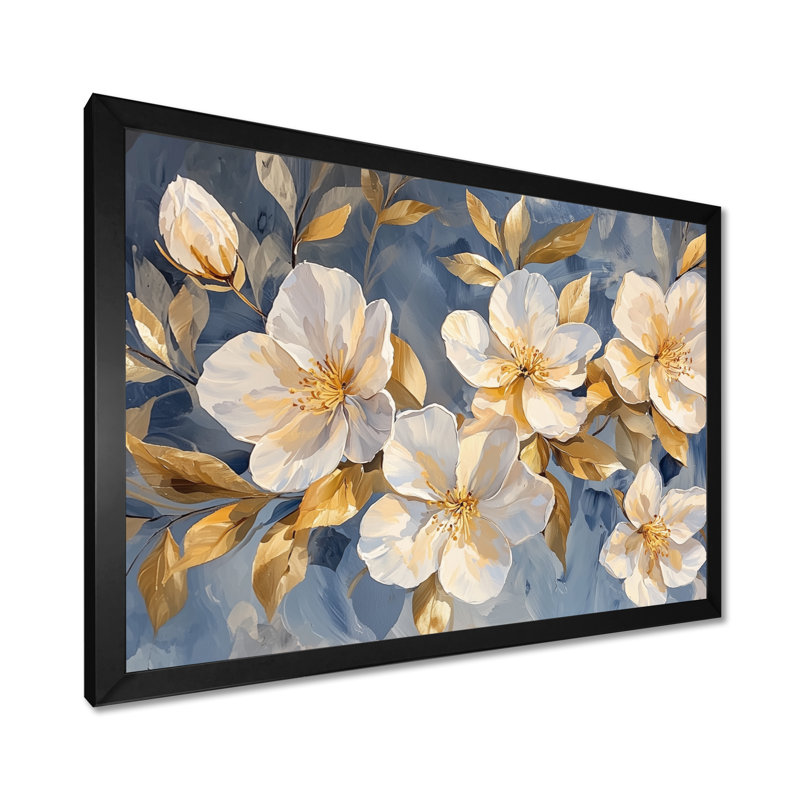 Lueur dorée du rhododendron S Blush II - Rhododendron grand art mural, Reproduction encadrée d'une seule photo sans pass