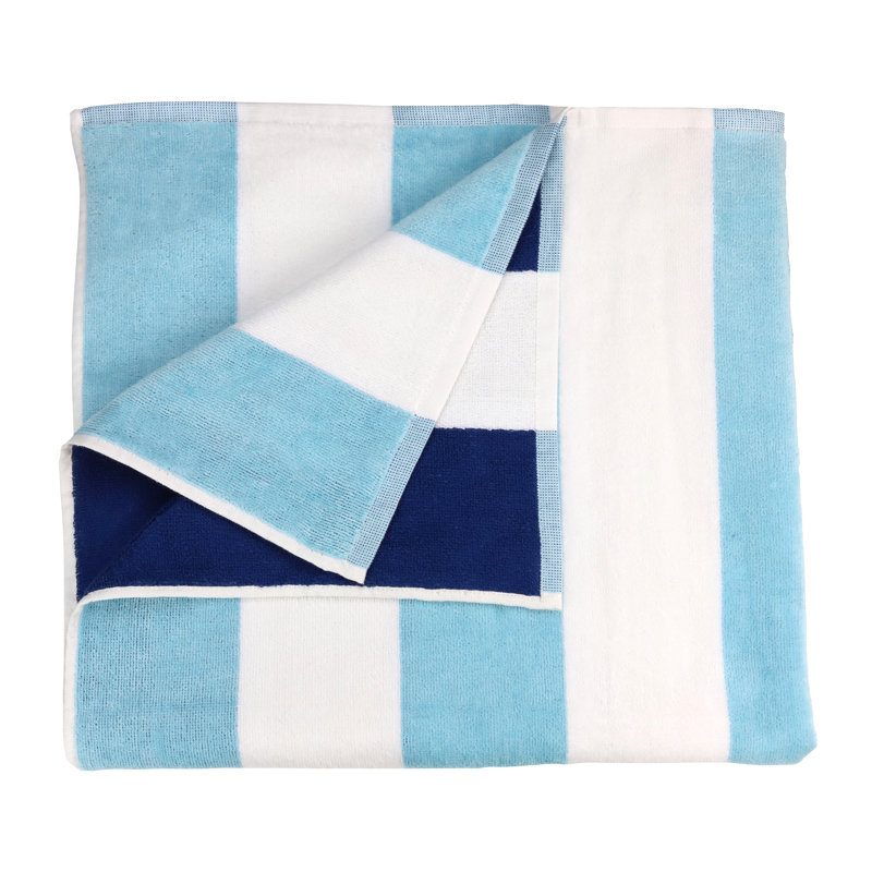 Lightweight Beach Towel, Navy/Blue