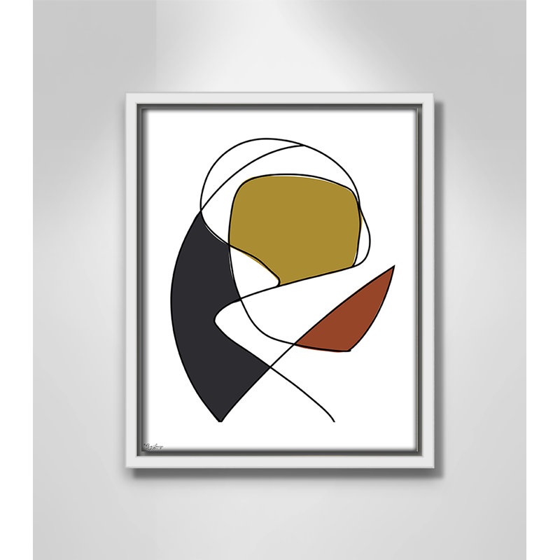 Abstract Tribeca 3, White, 11.5" H x 9.5" W x 2" D