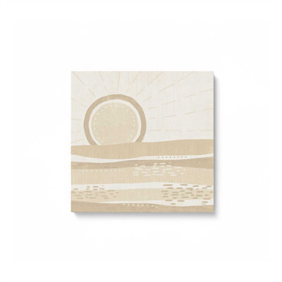 «Sandy Sunset», reproduction sur toile tendue