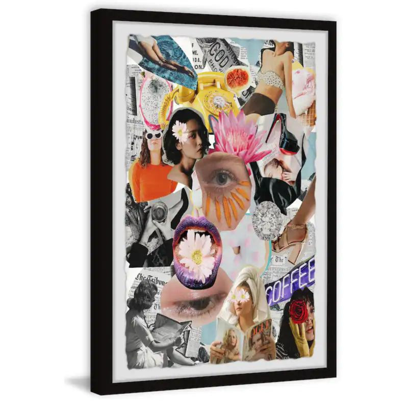 Toile pour affiche Vision Board