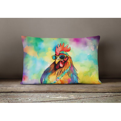 Hippie Animals Outdoor Throw Pillow