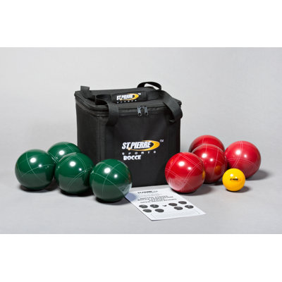 St Pierre Sports Resin Bocce with Carrying Case