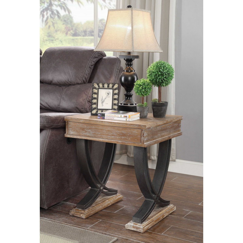 Fouts End Table with Storage