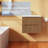 24" Walnut Wall Mounted Bathroom Vanity Modern Wall-Mounted Floating Bathroom Cabinet