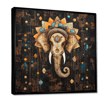 Spiritual Aura Ganesha Of Hinduism I - Hinduism Canvas Print