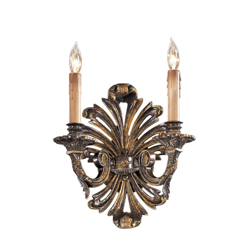 Steel Candle Wall Light