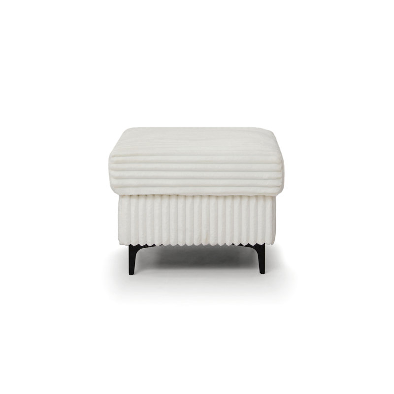 Repose-pieds Houston 3FDAC4E4AA9549ED9906AC87A6C8B8F6, blanc, White