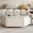 Creative hexagonal rock slab coffee table