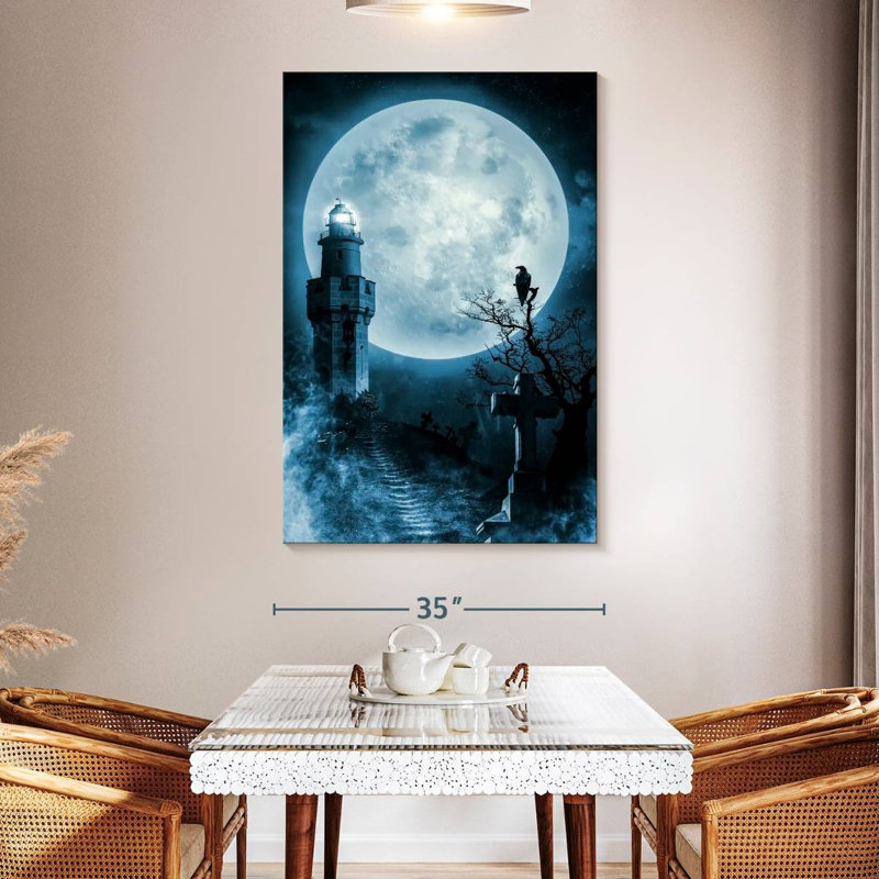 Kelan Halloween Castle, 51" H x 34" W