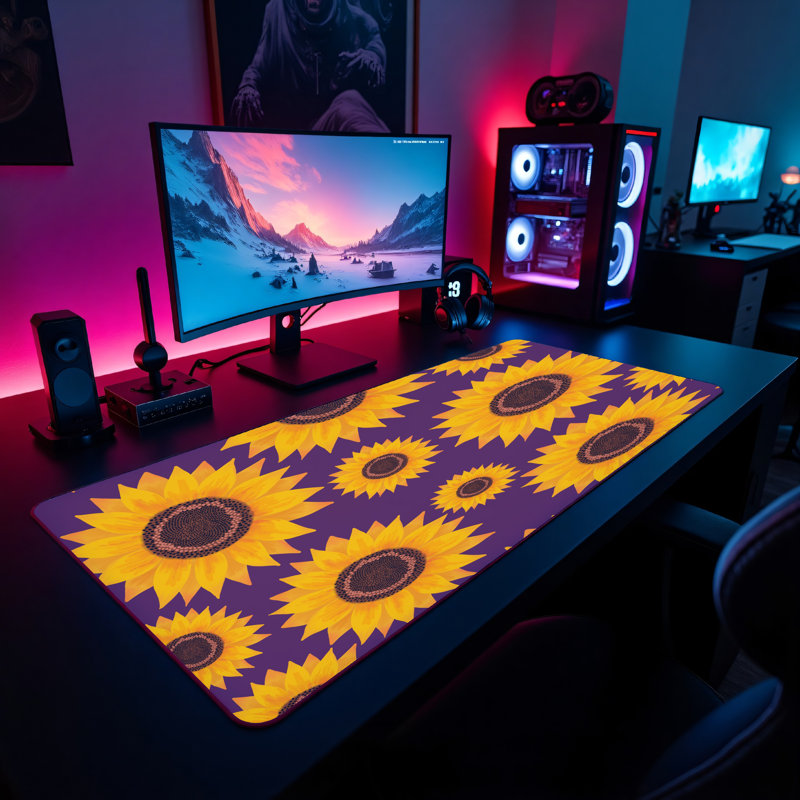Polyester Desk Pad, 14.4x12.1