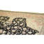 Hand Knotted Wool Area Rug in Black And Cream