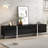 Contemporary Rectangle Design TV Stand, Unique Style TV Console Table, Modern TV Cabinet With High Gloss UV Surface For Living Room.-418781689