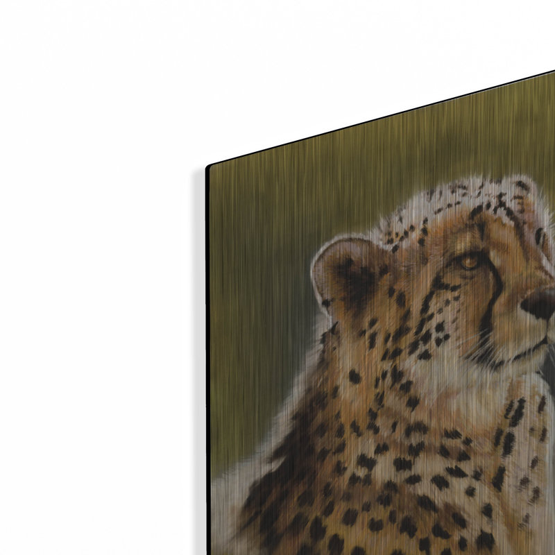 on Metal, 16" H x 12" W