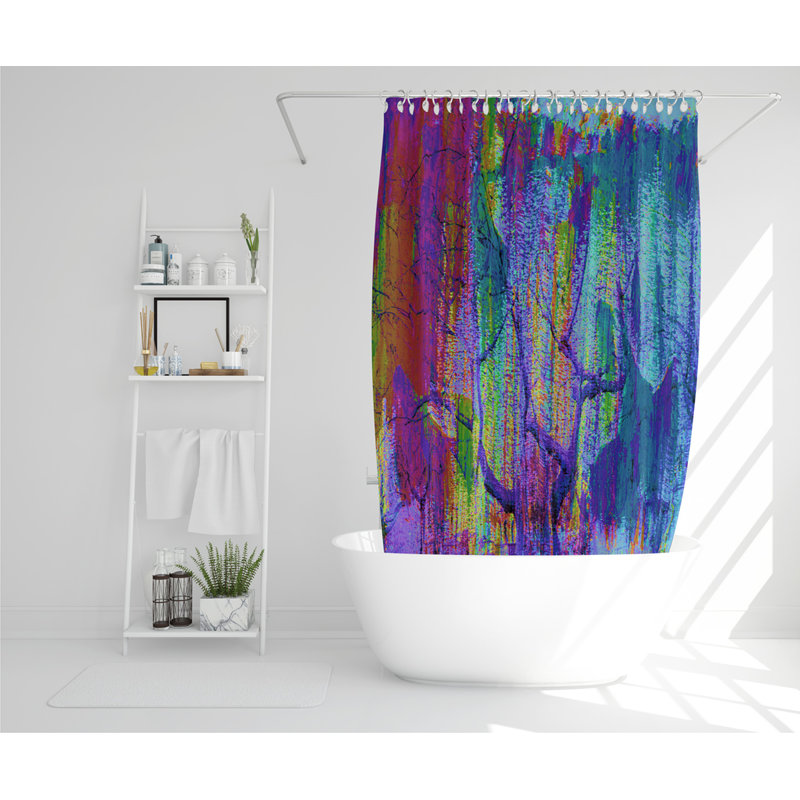 TREE GROWTH Designer Shower Curtain