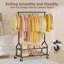Adjustable Rolling Clothing Rack-997757657