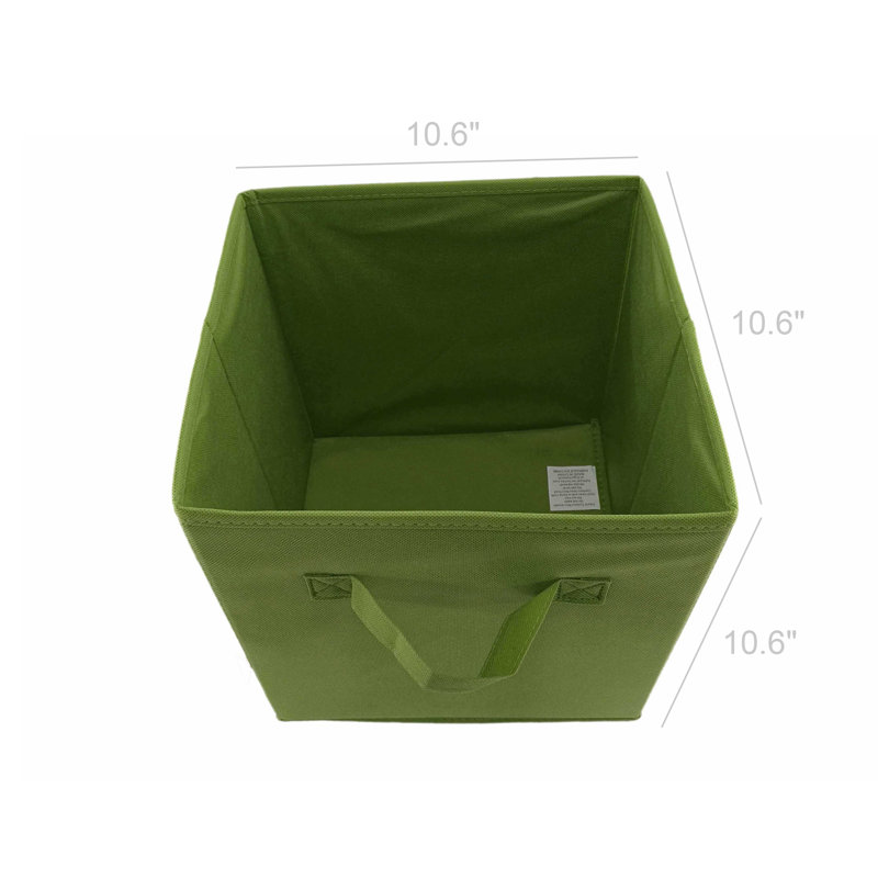 Panier de rangement pliable, bacs de rangement, vert