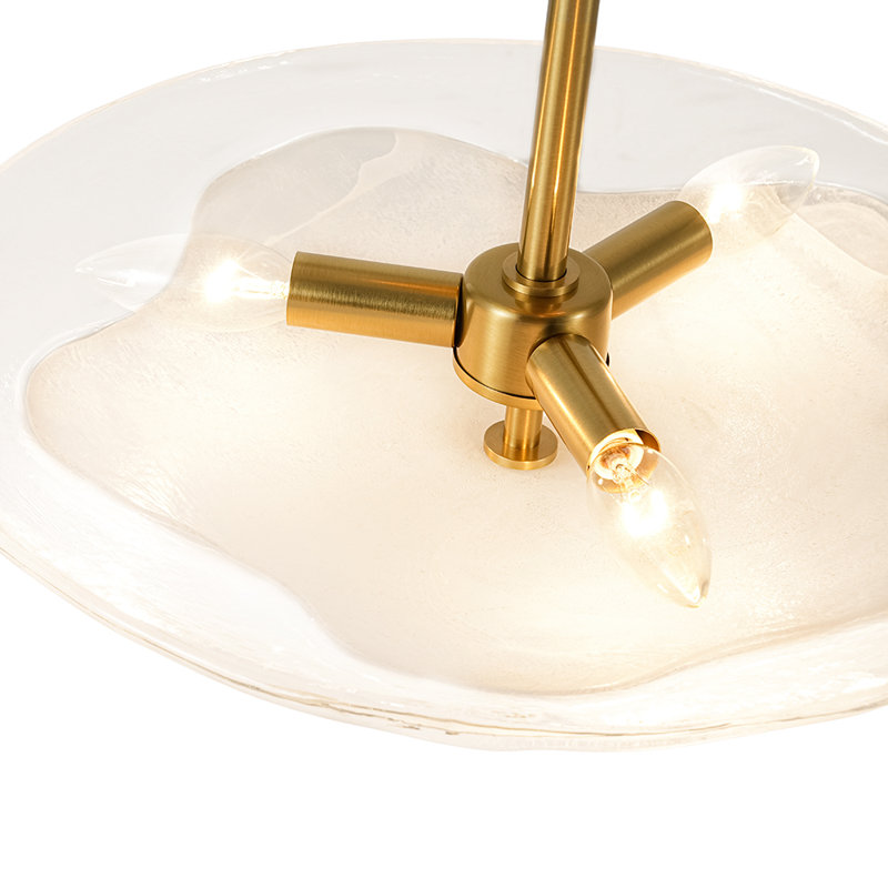 Plafonnier semi-encastré 3 lumières
