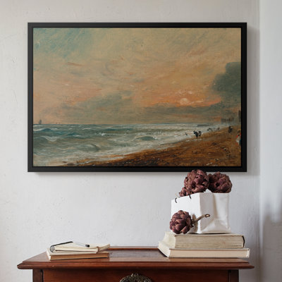 Hove Beach, v. 1824-1826 - John Constable, toile tendue avec châssis