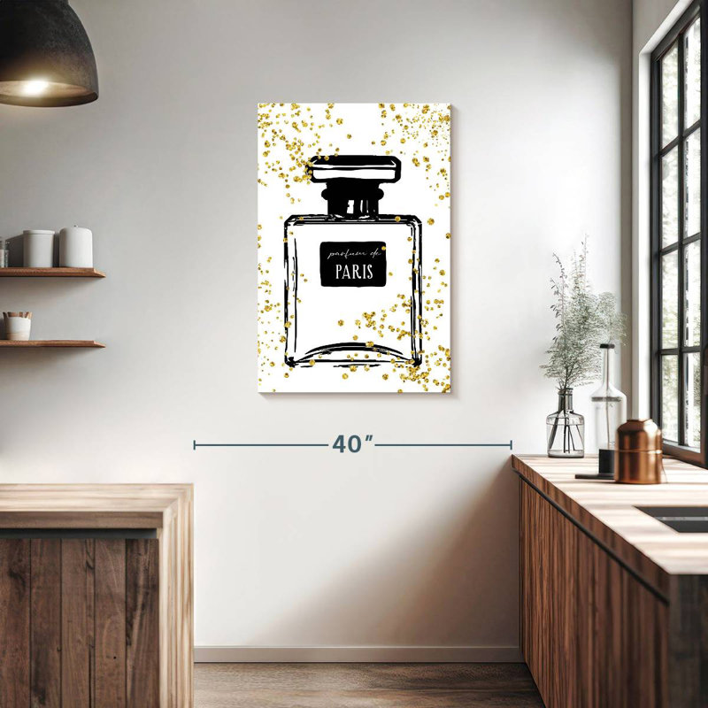 Senne Glitter Perfume I, 36" H x 24" W