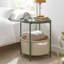 Table d'appoint avec panier-993597561