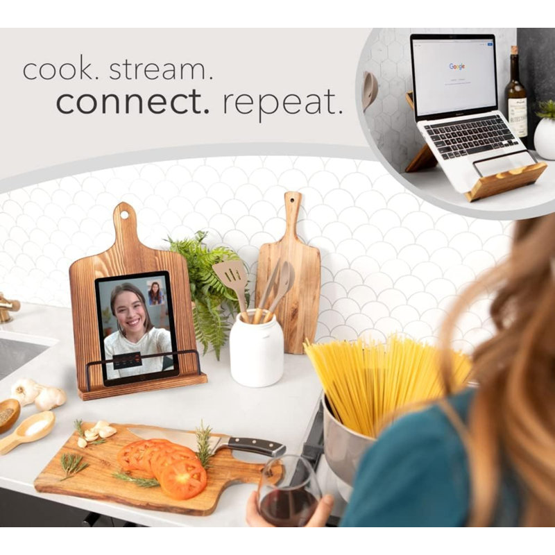 Cookbook Stand for Kitchen Counter Adjustable Display Stand