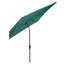Parasol de patio rectangulaire - Parasol à manivelle 10 pi avec bouton-poussoir inclinable pour meubles d'extérieur, terrasse, jardin ou piscine par Pure Garden (vert forêt)-1752484753