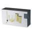 Ensemble de 7 barres à cocktail Viski Gold - ensemble de barres dorées pour cocktail - verre à mélanger, cuillère à café et barman - ensemble de 7 pièces en acier inoxydable