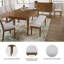 Delando Lyncott 59" Upholstered Dining Bench