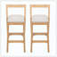 Ensemble de 2 tabourets d'intérieur avec revêtement de finition naturelle pour un usage domestique-1473217925
