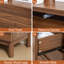 Commode 3 tiroirs Carreiro, table de chevet de 23,6 po-1371568564