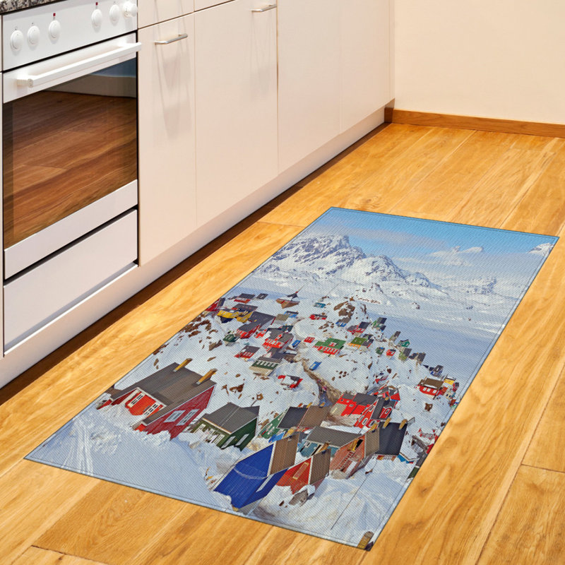 Farm House High Density Long Fiber Poly Threads Decorative Area Rug Carpet, Rectangle 2'7" x 5'