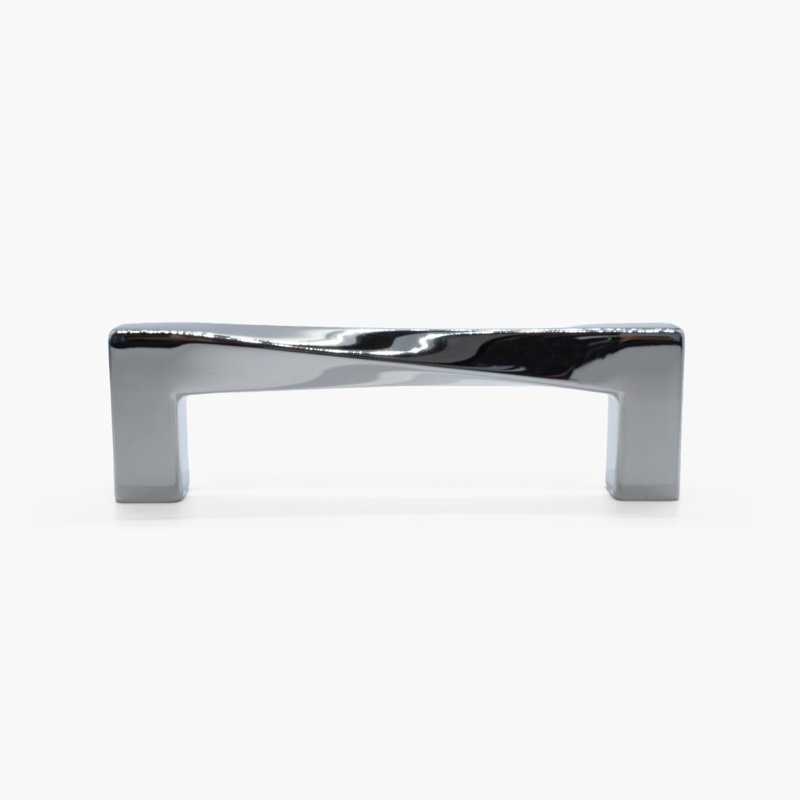 Twist Bar / Handle Pull, Polished Nickel, 12"