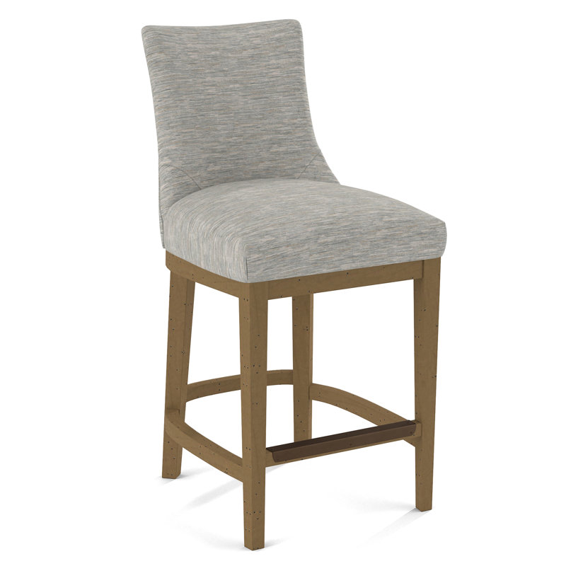 Upholstered Stool, 61555-75, White
