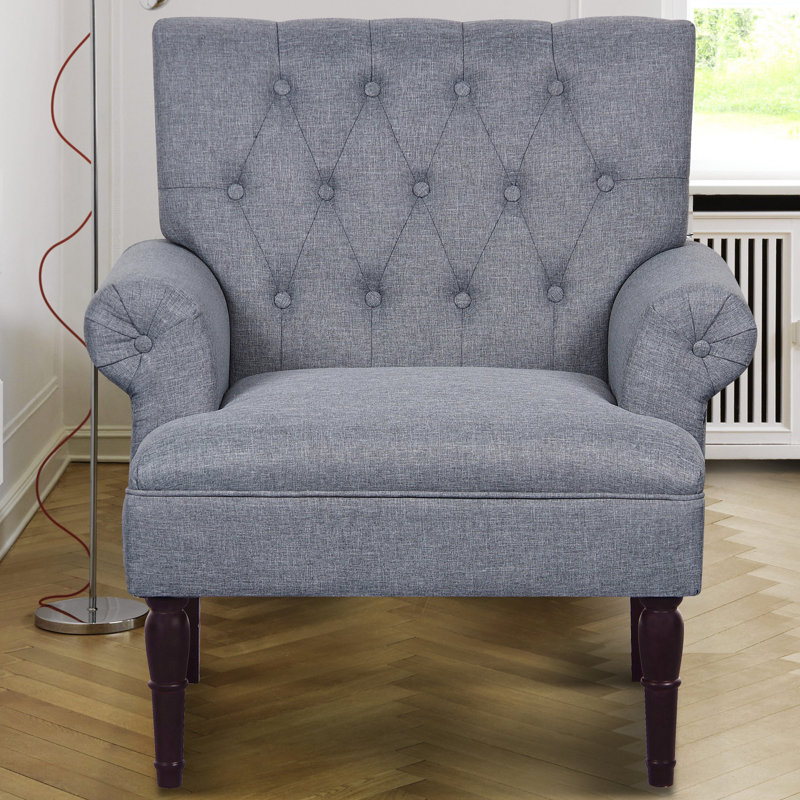 Fauteuil Schleicher, Lin gris pâle
