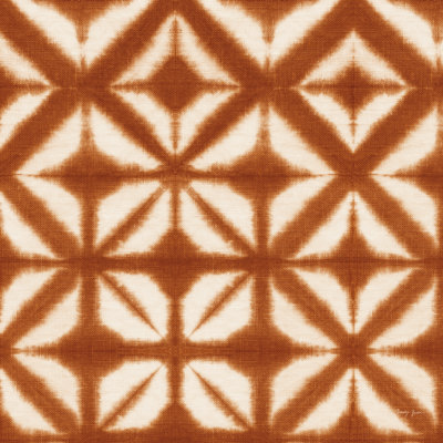 Shibori Square X, orange