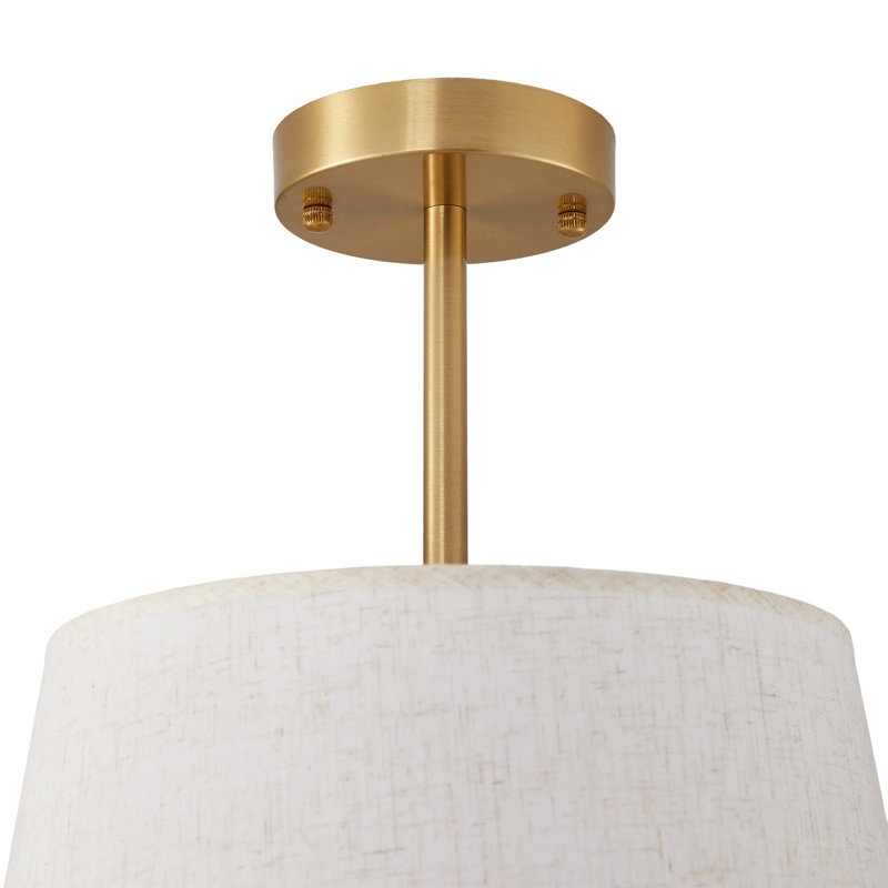 Linen Flush Mount