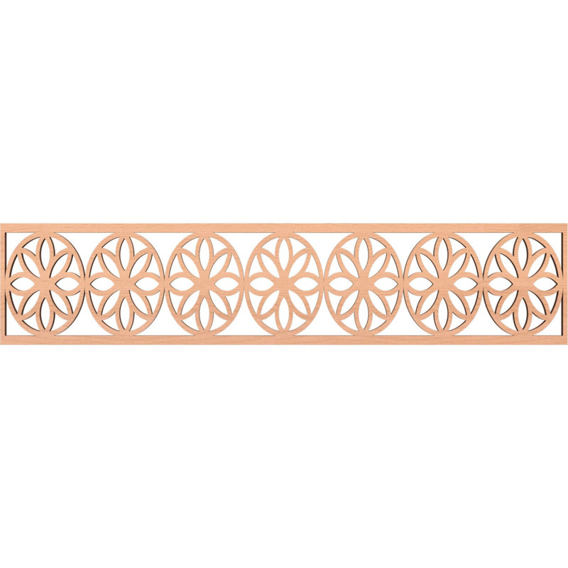 Moulure Blume, H 10 po x l 46,75 po x P 0,375 po, Aulne