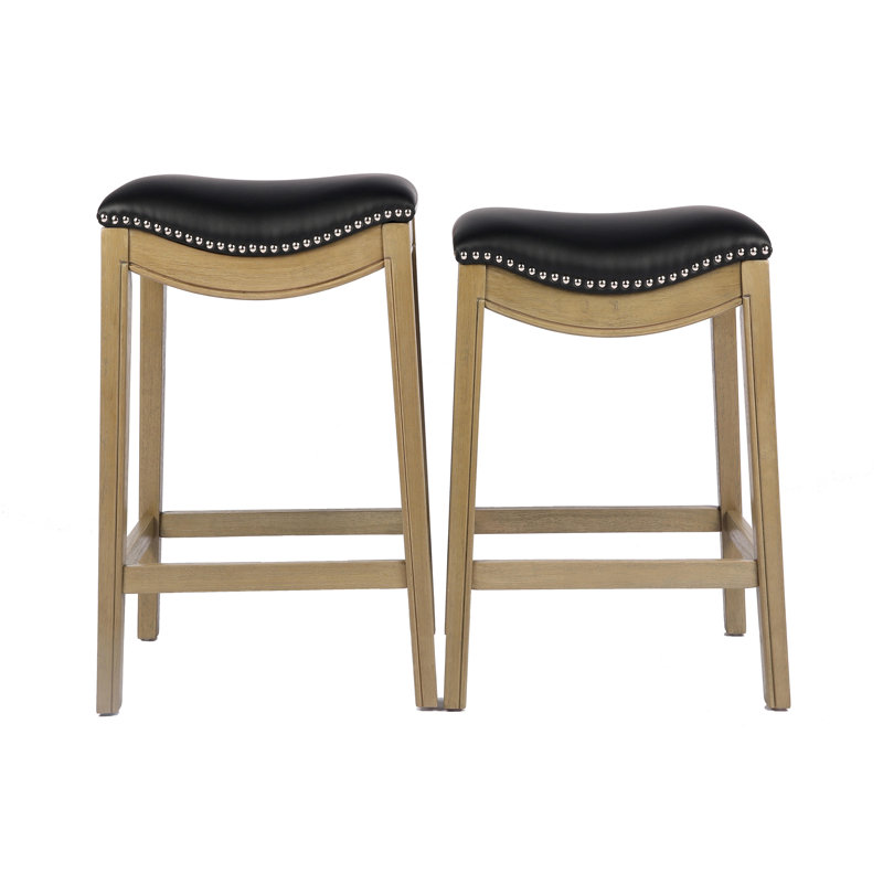 Ardussi Bar Stool, Black, Counter Stool (25.98" Seat Height)