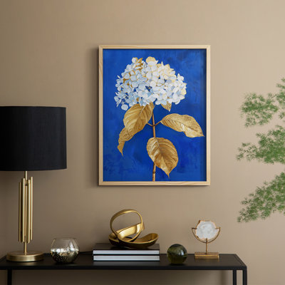 Reproduction encadrée FLORAL Series XCII - bois massif