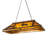 Rustic Lodge 9 - Light Wrought Iron Pool Table Lights Pendant