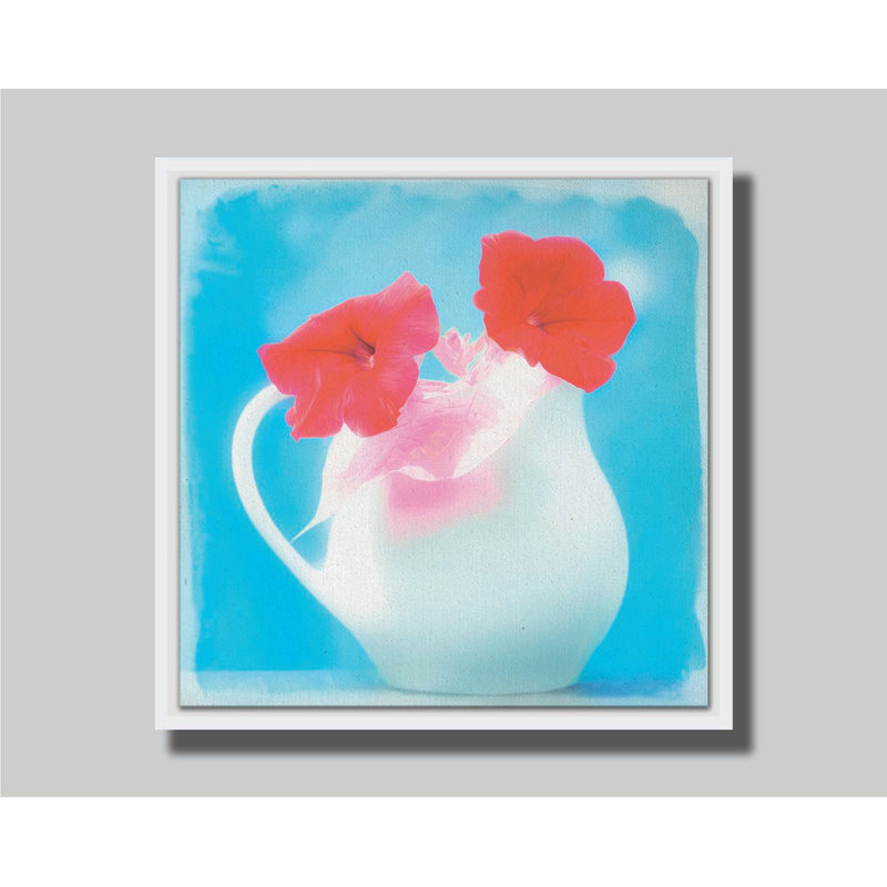 Passion in a Pitcher par Hal Halli. Estampe numérique, H 30,5 po x l 30,5 po, Impression encadrée sans passe-partout, Blanc