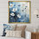 «White and Blue Fields of Wildflower Beauty» sur impression sur toile