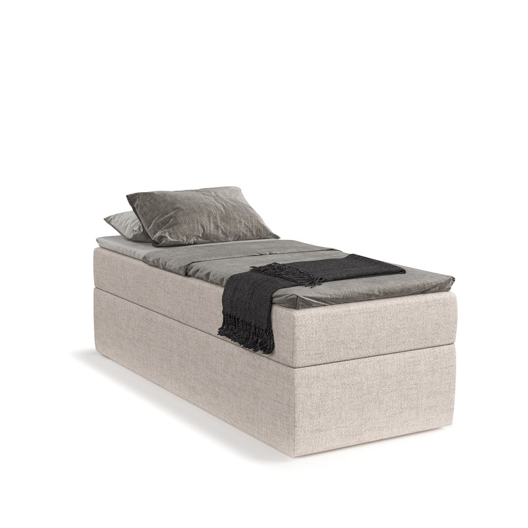 Premium Boxspringbett ASTER mit Taschenmatratze und Topper