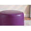 30cm Small Round Faux Leather Upholstered Ottoman-1061551663