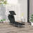 Folding Chaise Lounge with Adjustable Awning-1040265757