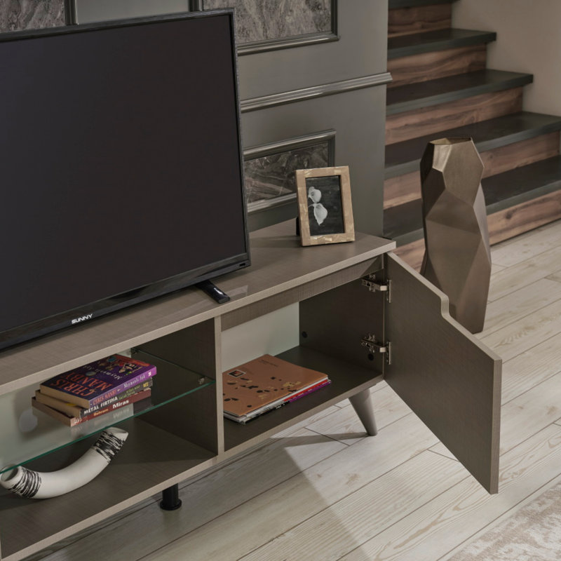 Unfinished TV Stand, Brown